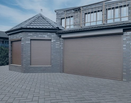 Рулонные ворота для гаража и улицы