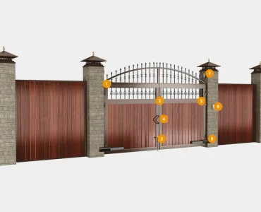 Распашные ворота - 7