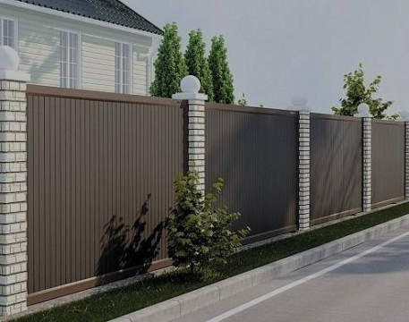 Премиум забор из сэндвич-панелей