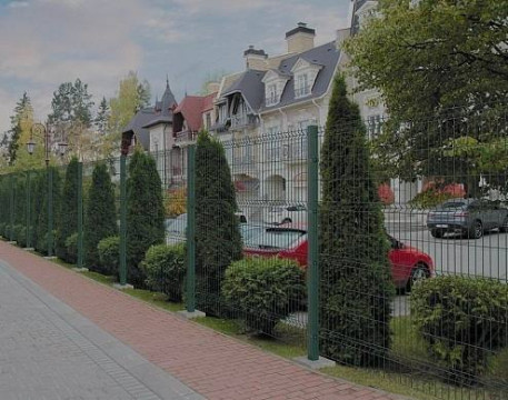 Забор из сварной сетки